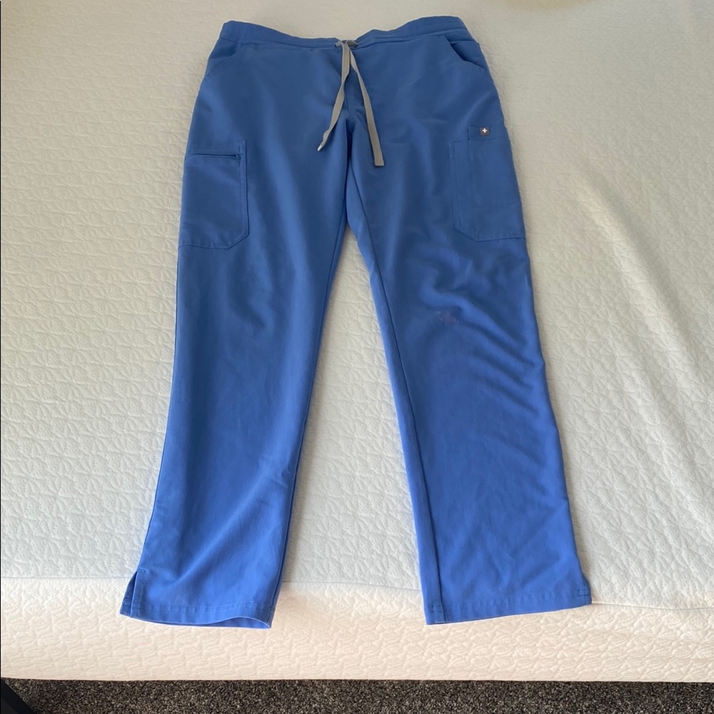 Figs Ceil Blue Unisex Scrubs